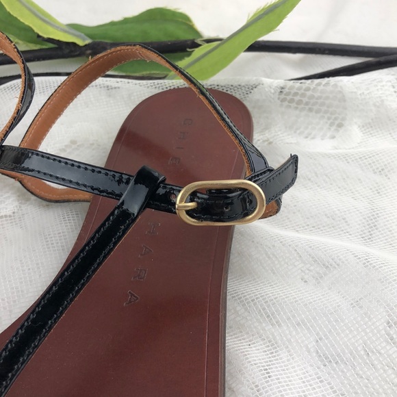 Chie Mihara Anthropology Bow Leather Sandals - Picture 8 of 8